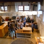 in der Papiermühle den Stadtrundgang ab